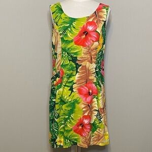 Jams World Vintage Florabunda Print Floral Sleeveless Sun Dress, Size 7